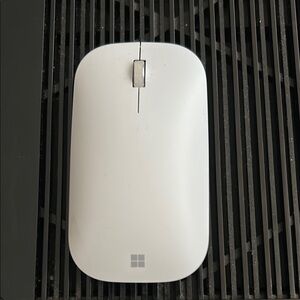 Microsoft White Wireless Mouse with Touch Scroll